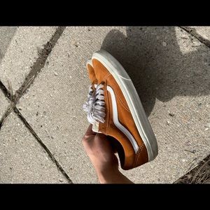 Low Vans Burnt Orange Good Condition